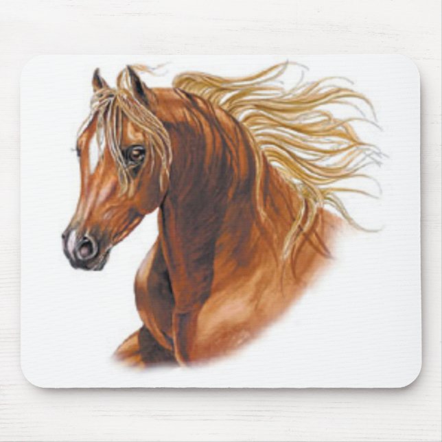 Customised Horse Invitations and Cards Mouse Mat (Front)