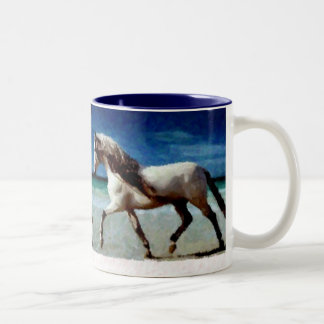 Customised Horse Invitations and Cards Two-Tone Coffee Mug