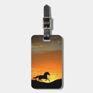 Customised Horse Luggage Tag