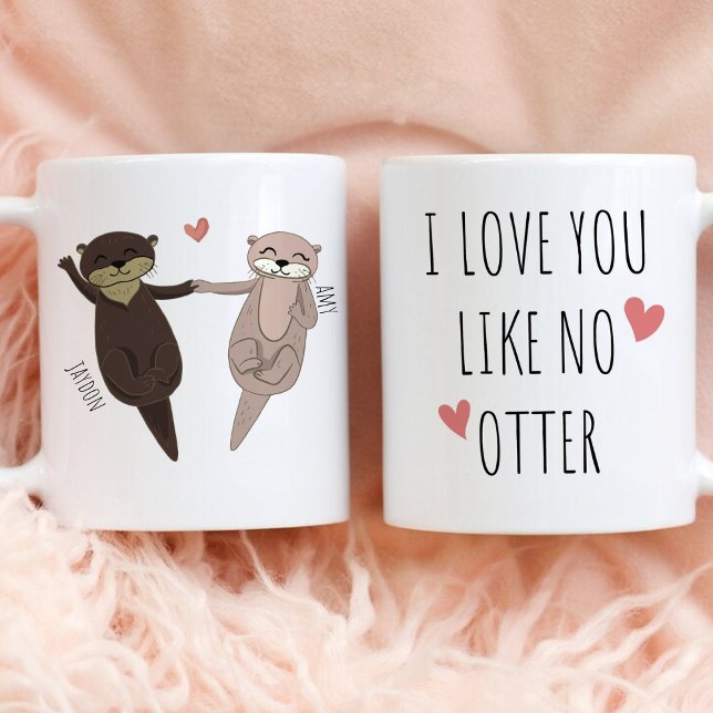 Customised I love you like no Otter Coffee Mug (Creator Uploaded)