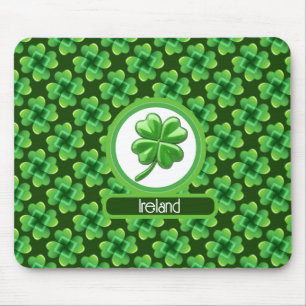 Customised Irish Clover Mouse Mat