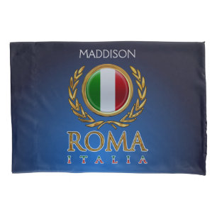 Customised Italian Flag Pillowcase