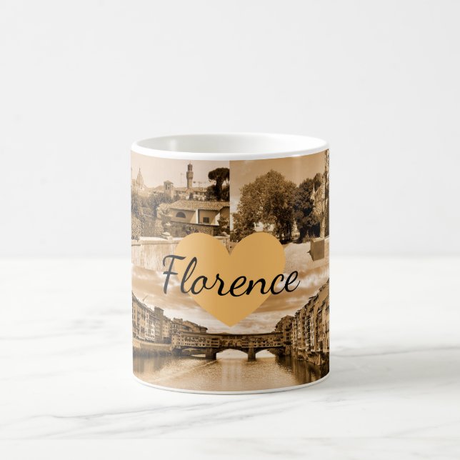 Customised Italy Florence Photography Coffee Mug (Center)
