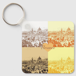 Customised Italy Florence Photography Key Ring