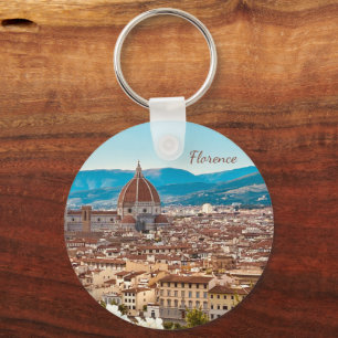 Customised Italy Florence Photography Key Ring
