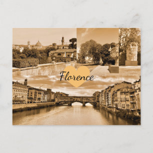 Customised Italy Florence Photography Postcard