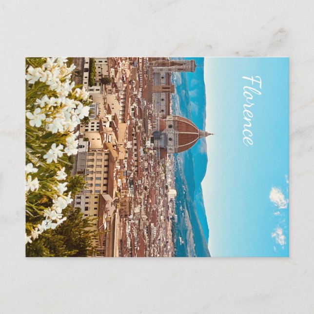 Customised Italy Florence Photography Postcard (Front)
