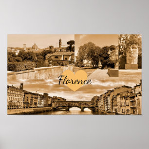 Customised Italy Florence Photography Poster