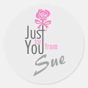 Customised "Just for You" Gift Stickers