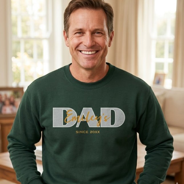  Customised Kid Name Father's Day  Sweatshirt (Creator Uploaded)