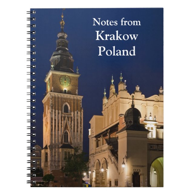 Customised Krakow Poland Notebook (Front)