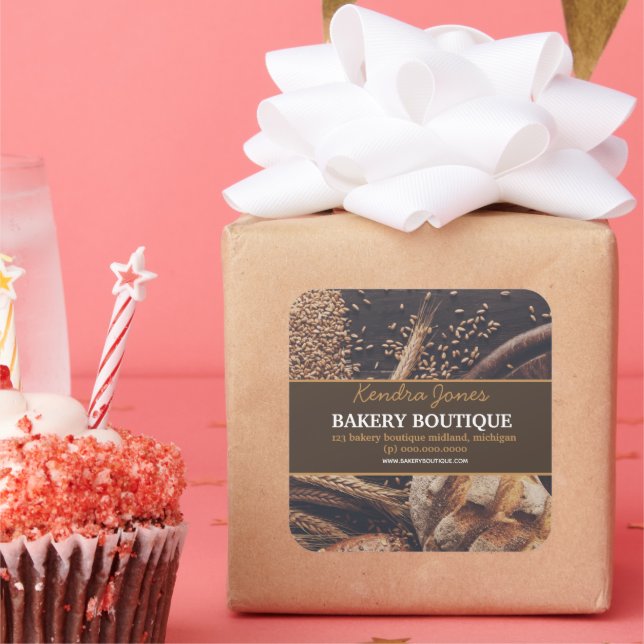 Customised Label Bakery Boutique sticker (Party)