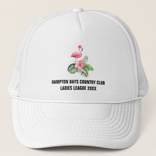 Customised Ladies Golf League Hat - Club Name (Front)