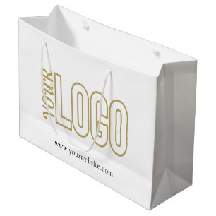 Customised Large Paper Shopping with Company Logo Gift Bag
