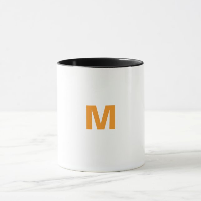 Customised letter M mug (Center)