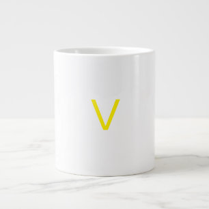 Customised letter V mug