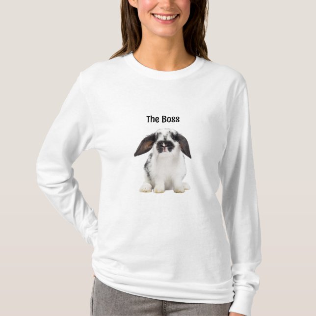 Customised Lop Ear Rabbit Shirt (Front)