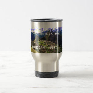 Customised Machu Picchu, Inca Trail Commemorative Travel Mug