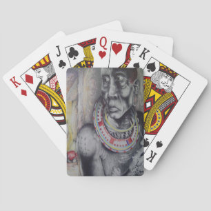 Customised Masai People Bicycle Card