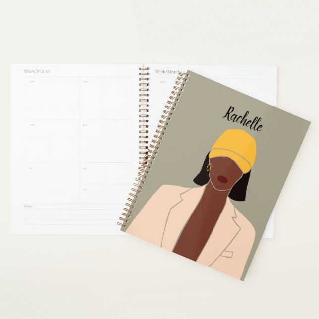Customised Melanin African American Queen Planner (Display)