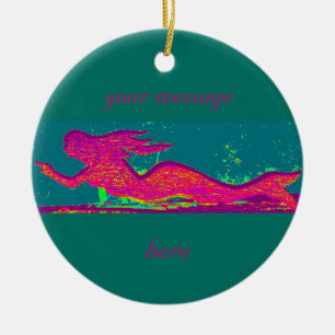 customised mermaid ornament