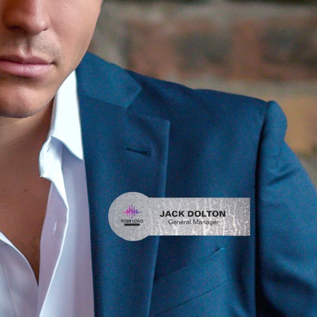 Customised Metallic Name Badge for Employees (Creator Uploaded)