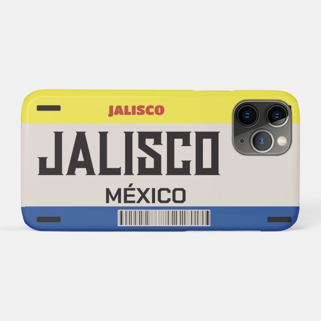 Customised Mexico Jalisco city license plate Case-Mate iPhone Case (Back (Horizontal))