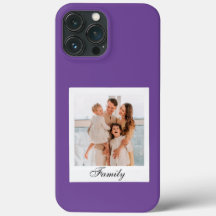 customised modern purple Vintage iPhone Case