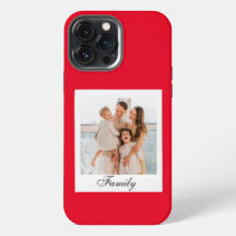 customised modern red Vintage iPhone Case