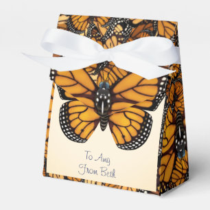 Customised Monarch Butterfly Migration Favour Box