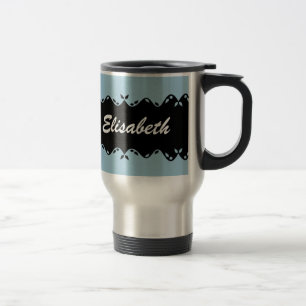 Customised Monogram Design Travel Mug