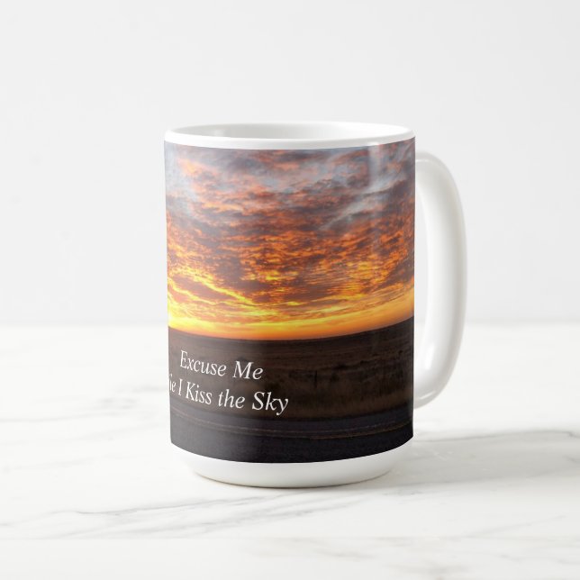 Customised Morning sunrise capture Coffee Mug (Front Right)