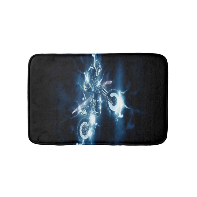 Customised Motocross Bath Mat (Front)