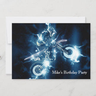 Customised Motocross Invitation
