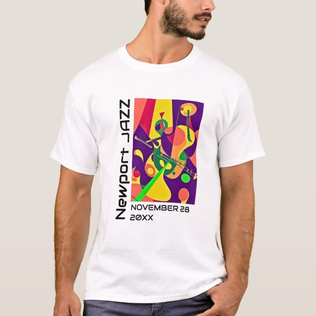 Customised Music Festival Tee Shirt (Front)