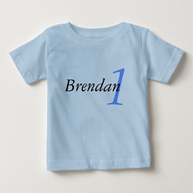 Customised Name and Age Birthday Tshirt (Front)