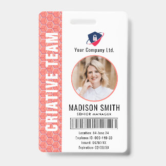 Customised Name and Photo | ID Card Badge