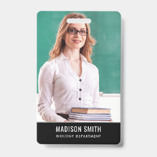 Customised Name and Photo    ID Card Badge