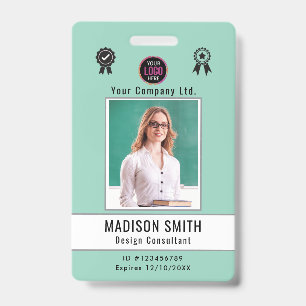 Customised Name and Photo ID Card Badge