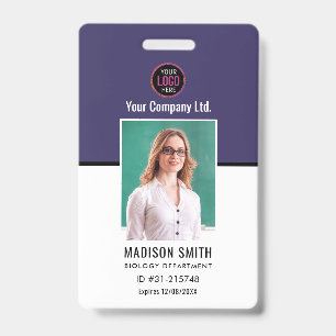 Customised Name and Photo    ID Card Badge