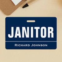 Customised Name Janitor