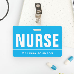 Customised Name Nurse ID Badge