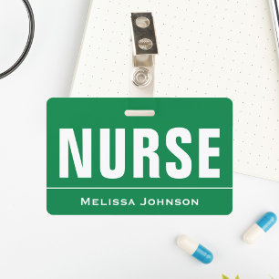 Customised Name Nurse ID Badge