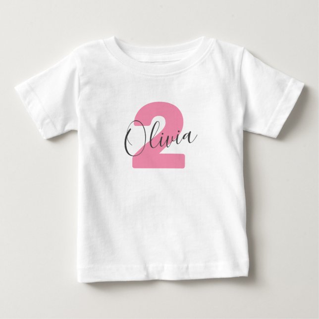 Customised Name Shirt Birthday Shirt (Front)