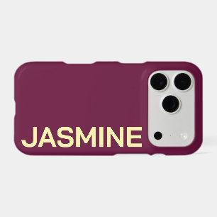 Customised Name Stylish Minimal Monogram Modern