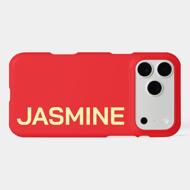 Customised Name Stylish Minimal Monogram Modern (Back Horizontal)