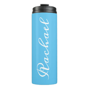 Customised name travel thermal tumbler