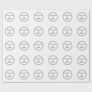 customised name  wrapping paper