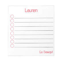 Customised Notepad