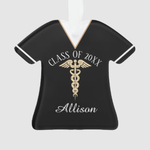Customised Nurse Graduation Uniform Scrub Top Ornament